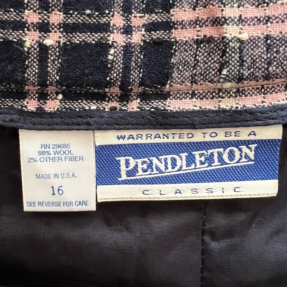 Pendleton Wool Plaid Pencil Skirt - Picture 2 of 6